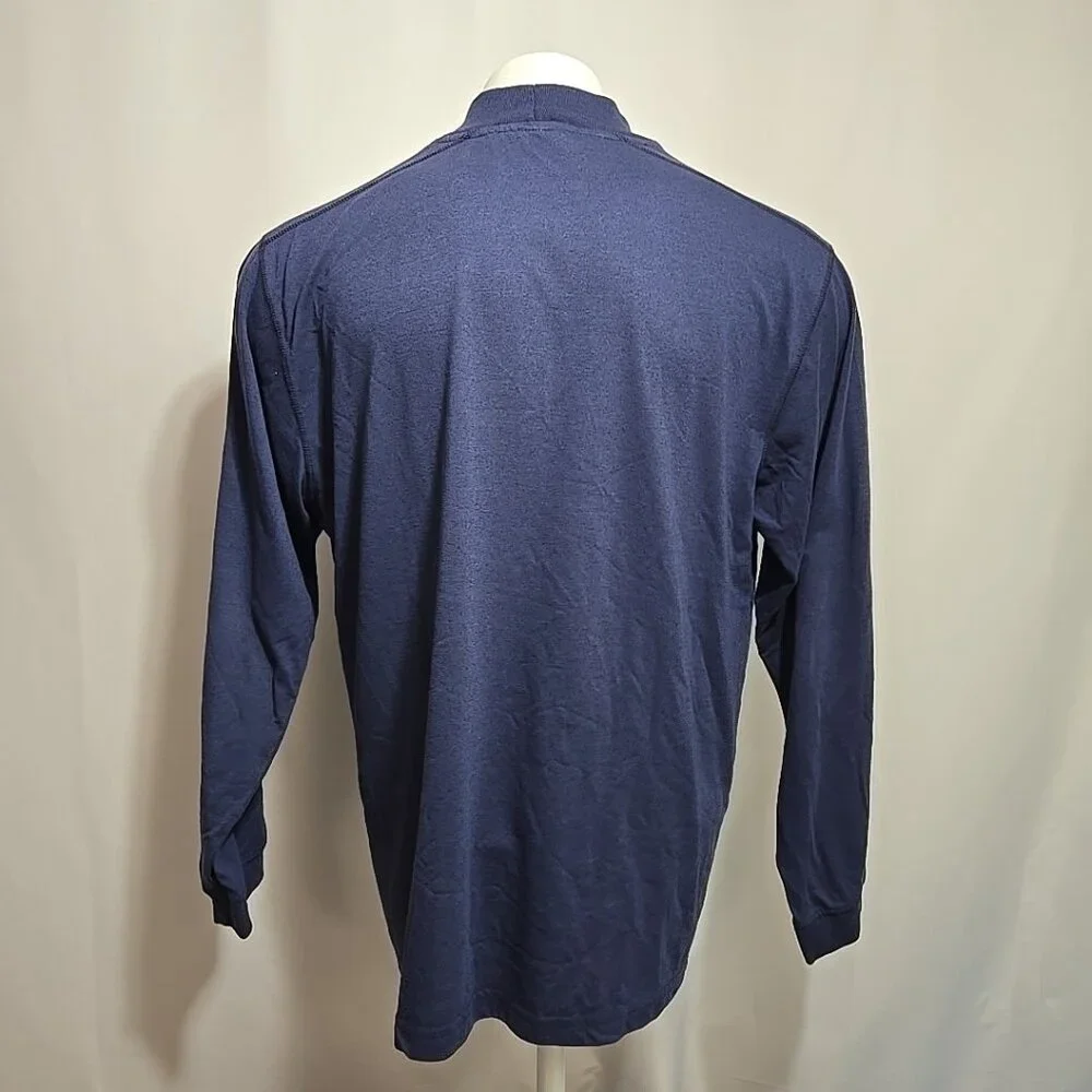 Vintage The North Face Tekware Shirt Mens Size Large Blue Long Sleeve Baselayer